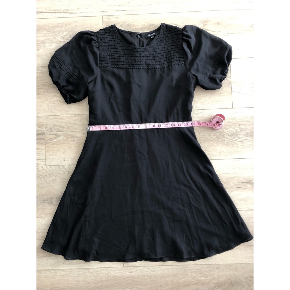 Madewell Pintuck Puff-Sleeve Mini Dress - Picture 10 of 13